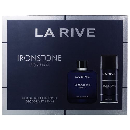 Kit Cofrret La Rive Ironstone EDT 100ml + Desodorante 150ml - Masculino