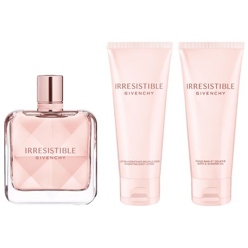 Kit Coffret Irresistible EDP 80ml + Body Lotion 75ml + Shower Oil 75ml - Perfume Feminino