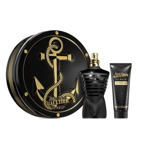 Kit Coffret Jean Paul Gaultier Le Male Le Parfum - Perfume Masculino Eau De Parfurm 125ml + Gel De Banho 75ml