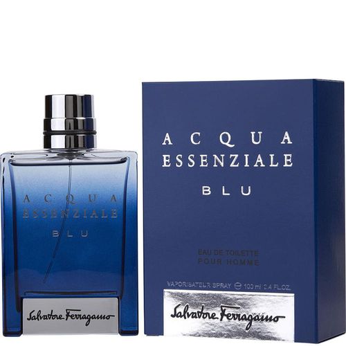 Perfume Salvatore Ferragamo Acqua Essenziale Blu  Eau de Toilette - Masculino - 100ml