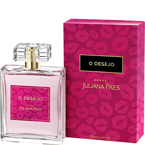 Perfume Juliana Paes O Desejo  Deo Colônia - Feminino - 100ml