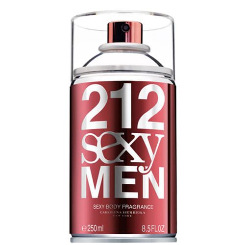Body Spray Carolina Herrera 212 Sexy Men - 250ml