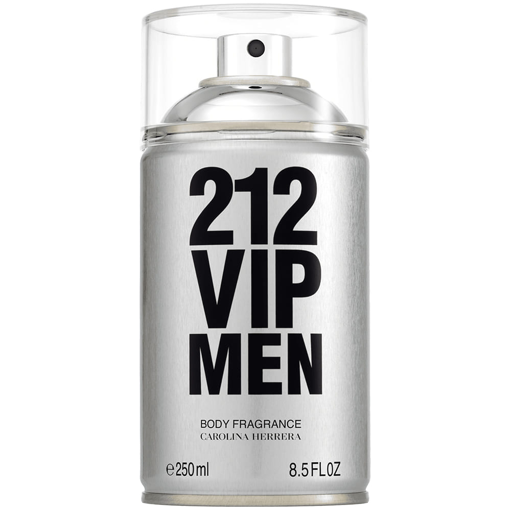 Body Spray Masculino Carolina Herrera 212 VIP Men 250ml ANBeauty