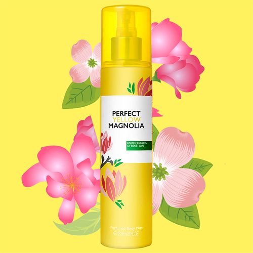 Body Spray  Benetton Perfect Yellow Magnolia - 236ml