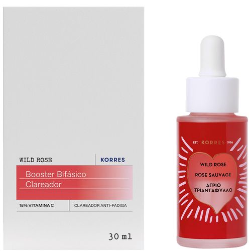 Korres Wild Rose Booster Bifásico - Sérum Anti-manchas Facial - 30ml