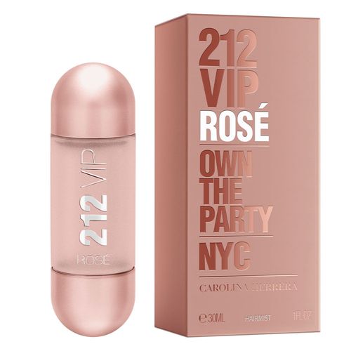 Perfume Carolina Herrera 212 Vip Rosé Hair Mist  - Para Cabelo - 30ml