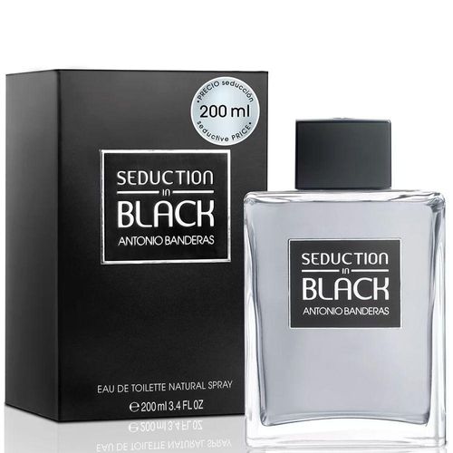 Perfume Antonio Banderas Seduction Black Men Eau de Toilette - Masculino - 200ml