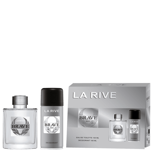 Kit Cofrret La Rive Brave  EDT 100ml + Desodorante 150ml - Masculino