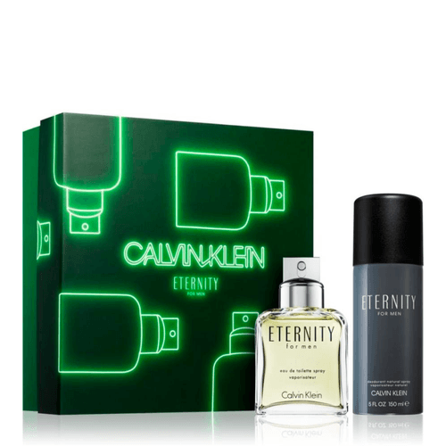 Kit Coffret Eternity for Men Calvin Klein - Perfume Masculino EDT 100ml + Desodorante Spray 150ml