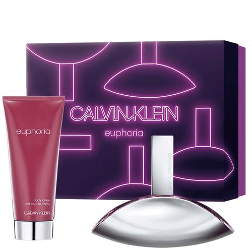 Kit Coffret Calvin Klein Euphoria - Perfume Feminino EDP 100ml + Hidratante 100ml