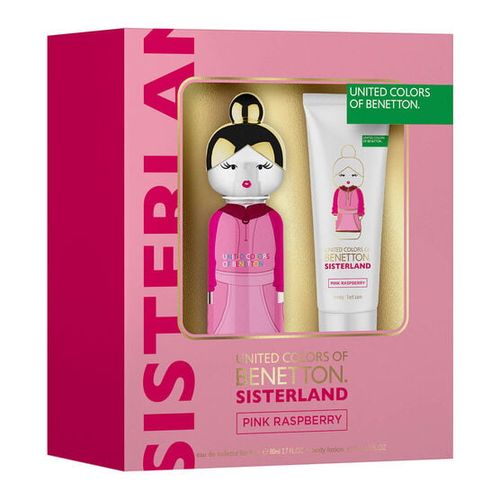 Coffret Perfume Benetton Sisterland Pink Raspeberry Eau de Toilette - Feminino - 80ml