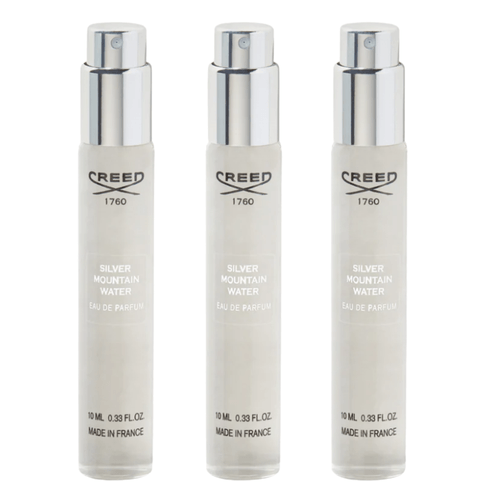 Perfume Creed Silver Mountain Water 3 Refils 10ml EDP - Masculino