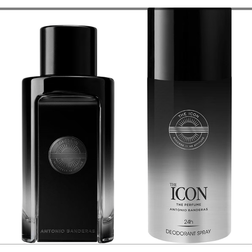 Kit Coffret Antonio Banderas The Icon EDP 100ml + DEO 150ml - Masculino