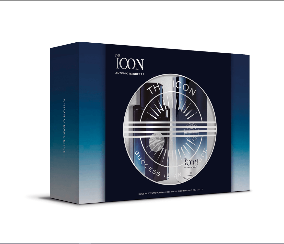 Kit Coffret Antonio Banderas The Icon EDT + DEO 150ml - Masculino