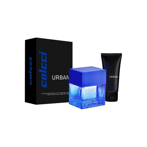 kit colcci urban boys - colonia desodorante 100ml + gel pos barba 100ml