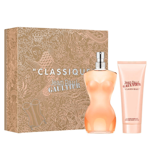 Kit Jean Paul Gaultier Classique EDT Perfume Feminino 50ml E Loção Corporal 75ml