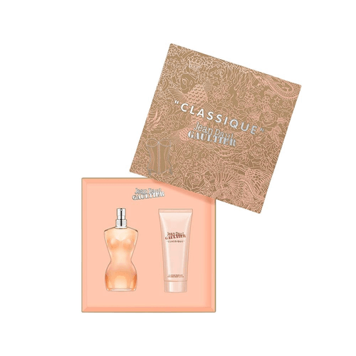 Kit Jean Paul Gaultier Classique EDT Perfume Feminino 50ml E Loção Corporal 75ml