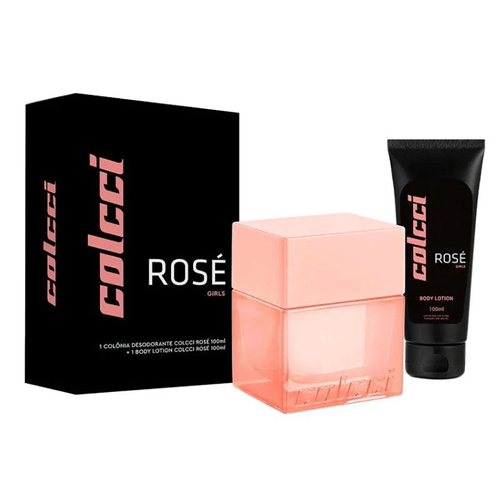 Kit Colcci Rose Perfume 100ml + Body Lotion 100ml