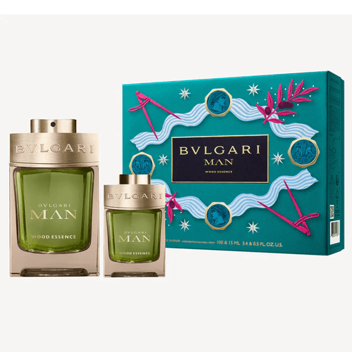 Kit Coffret Wood Essence EDP Gift Set 100ml - BVLGARI