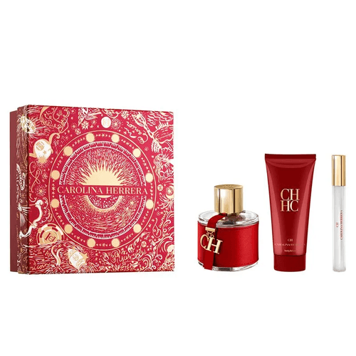 Kit Cofre CH 100 ml + Bodoy Lotion 100 ml + Mega Spritzer – Carolina Herrera