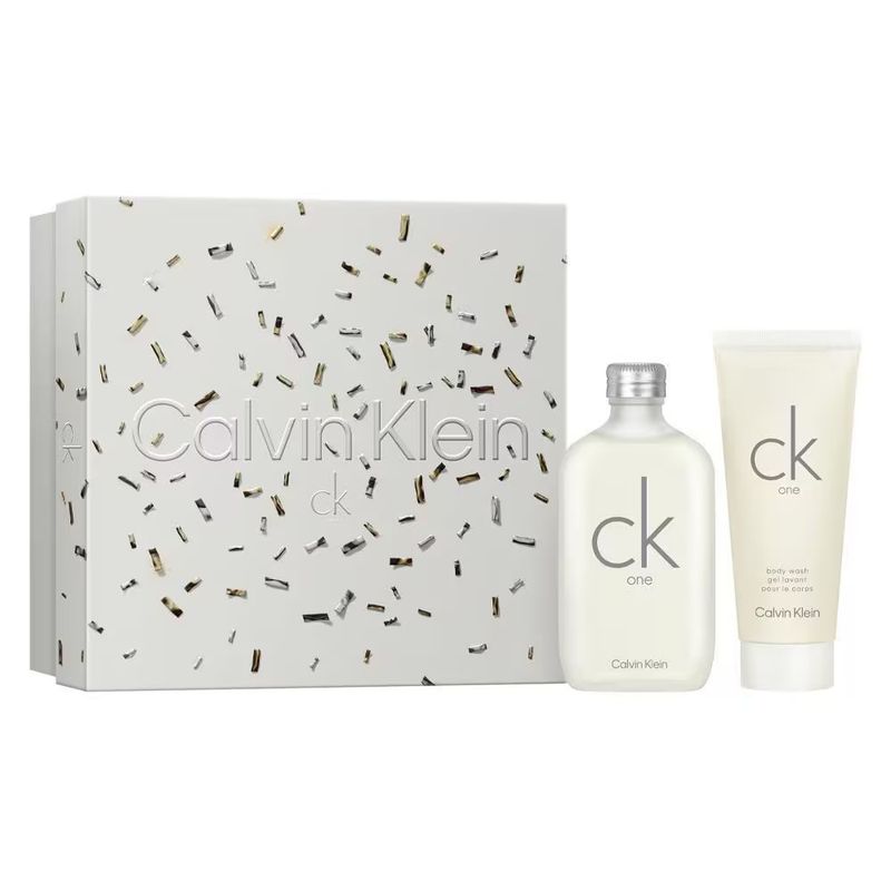 Kit-Coffret-Calvin-Klein-CK-One-Perfume-Edt-100ml---Gel-De-Banho-100ml