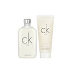 Kit-Coffret-Calvin-Klein-CK-One-Perfume-Edt-100ml---Gel-De-Banho-100ml