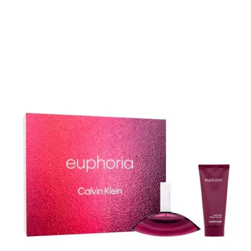 Kit Calvin Klein Euphoria EDP Feminino 100ml + Body Lotion 100ml