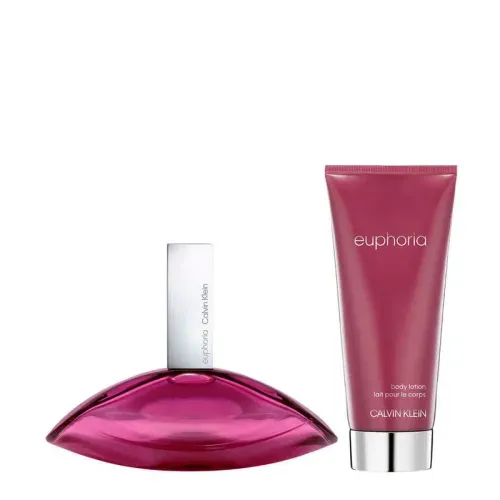 Kit Calvin Klein Euphoria EDP Feminino 100ml + Body Lotion 100ml