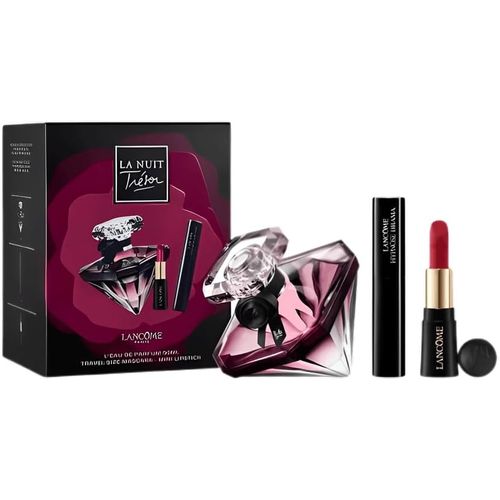 Kit Lancôme La Nuit Trésor Eau de Parfum 50ml + Máscara de Cílios 4ml + Mini Batom 1,6g