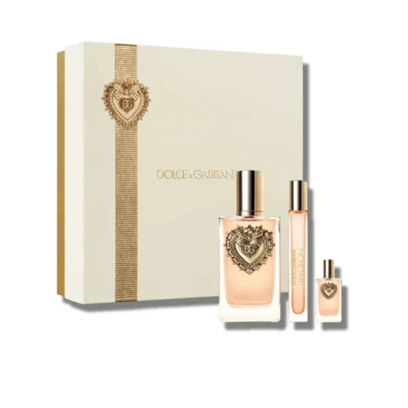 Conjunto Devotion Dolce - Gabbana Eau De Parfum 100ml + Travel Size 10ml + Miniatura Coffret -1-