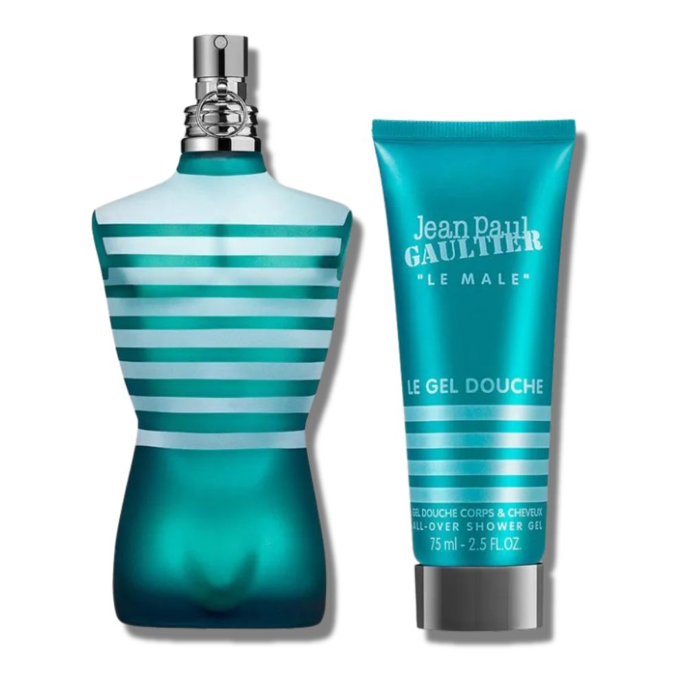 Kit Coffret Le Male Jean Paul Gaultier - Perfume Masculino Eau De Toilette 125ml + Pós-Banho 75ml